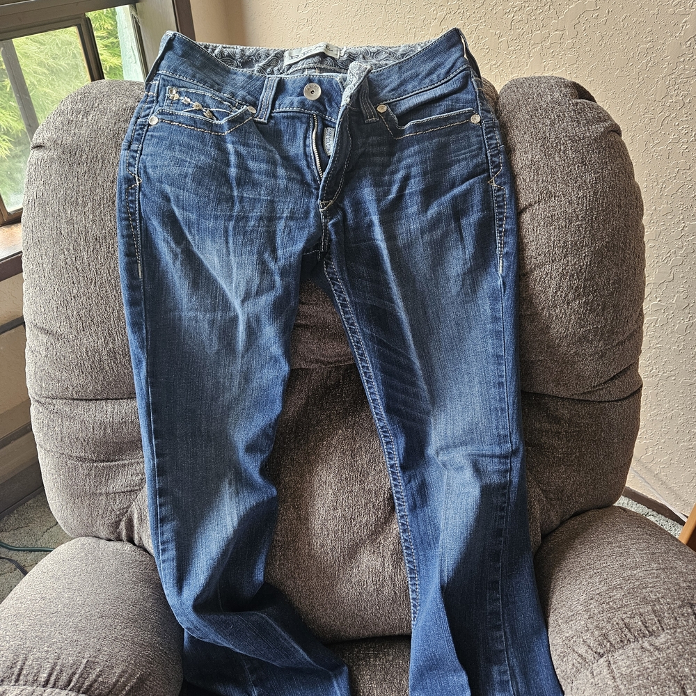 Ariat Women's Dark Blue Boot  Jeans